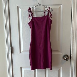 Spaghetti strap mini dress